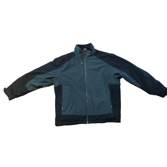 Black Gray Gravel Gear Mens Insulated Soft Shell Jacket Size X-Large - Picture 11 of 14